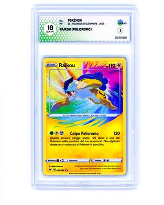 Immagine di GRAAD 10 - Pokemon Raikou 050/185 Policromo - Gem Mint (ITA)