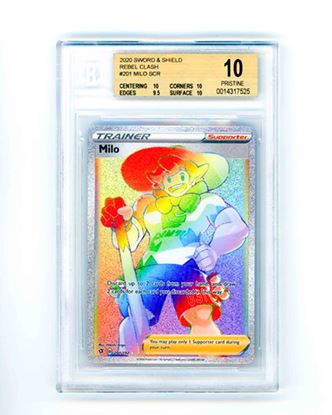 Immagine di Beckett BGS 10 Pristine - Pokemon Allenatore Milo 201/192 Rara Segreta (ITA)