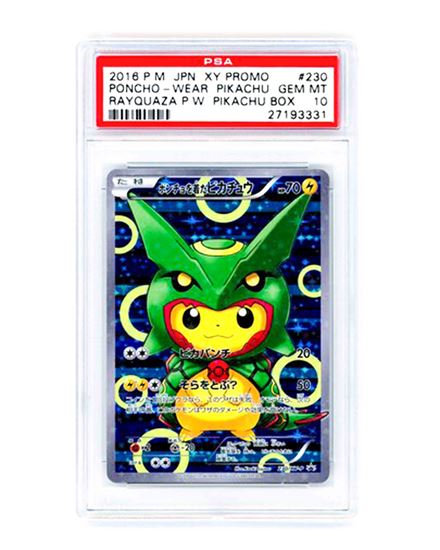 Immagine di PSA 10 - Pokemon Pikachu Poncho Rayquaza Holo Promo 230/XY-P - Gem Mint (JP)