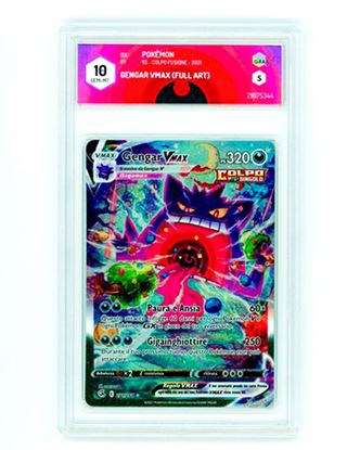 Immagine di GRAAD 10 - Pokemon Gengar VMAX 271/264 Full Art - Gem Mint (ITA)