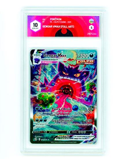 Immagine di GRAAD 10 - Pokemon Gengar VMAX 271/264 Full Art - Gem Mint (ITA)
