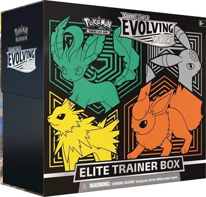 Immagine di Pokemon Evolving Skies - Elite Trainer Box - ETB Sealed - Leafeon Umbreon Jolteon e Flareon (ENG)
