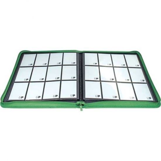 Immagine di Album 12 Tasche con Zip - Zippered Pro - Binder - Verde - Vivid - Ultra Pro