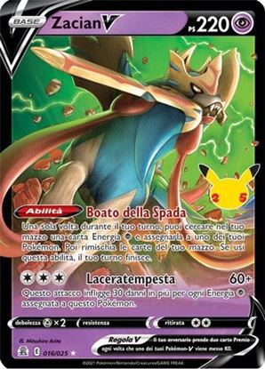 Immagine di Zacian V 016/025 Near mint (IT)