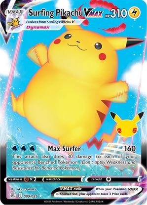 Immagine di Pikachu Surf Vmax 09/025 Near mint (IT)