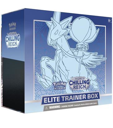 Immagine di Regno Glaciale / Chilling reign Ice Raider Calirex - Set Allenatore Fuoriclasse / Elite Trainer Box - Seconda Scelta  (ENG)