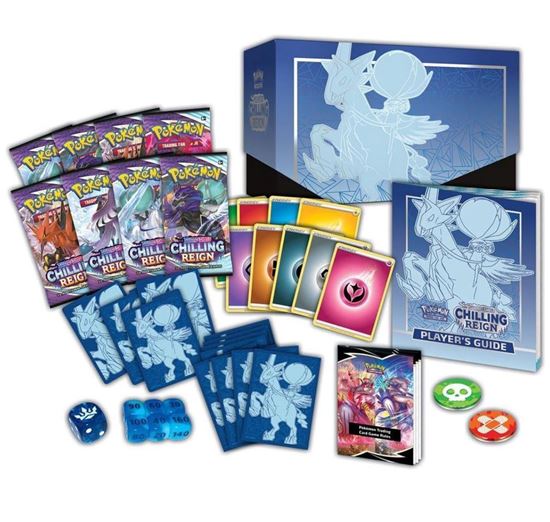 Immagine di Regno Glaciale / Chilling reign Ice Raider Calirex - Set Allenatore Fuoriclasse / Elite Trainer Box - Seconda Scelta  (ENG)