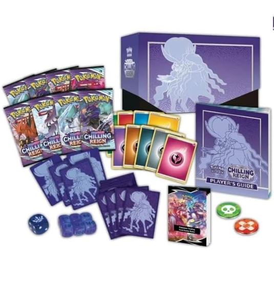 Immagine di Regno Glaciale / Chilling Shadow Raider Calirex - Set Allenatore Fuoriclasse / Elite Trainer Box - Seconda Scelta (ENG)