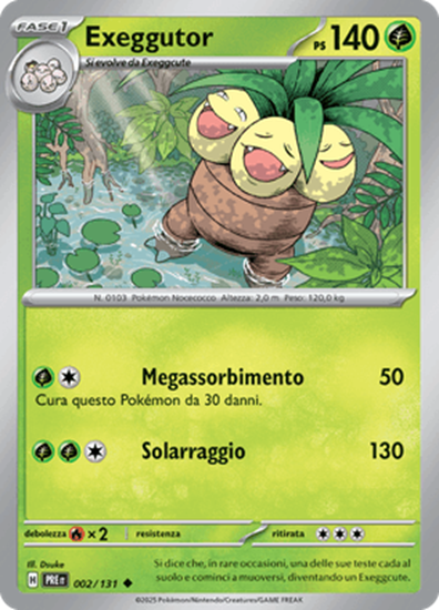 Immagine di Exeggutor 002-131 Poke Ball (IT) – NEAR MINT