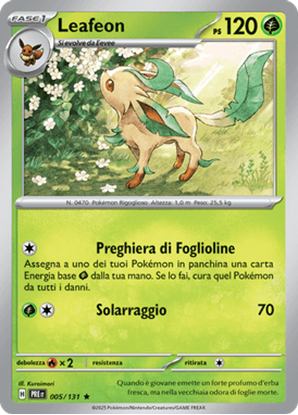 Immagine di Leafeon 005-131 Reverse (IT) – NEAR MINT