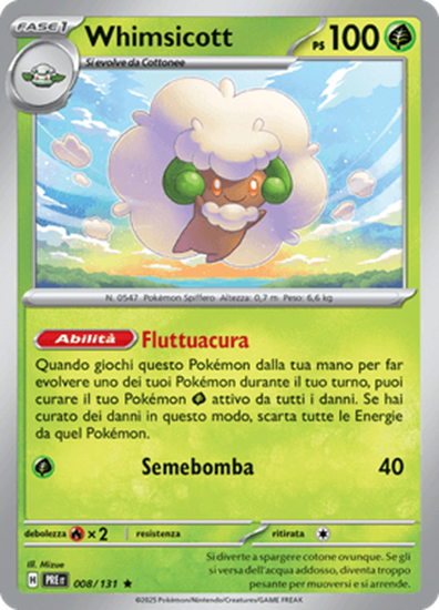 Immagine di Whimsicott 008-131 Poke Ball (IT) – NEAR MINT