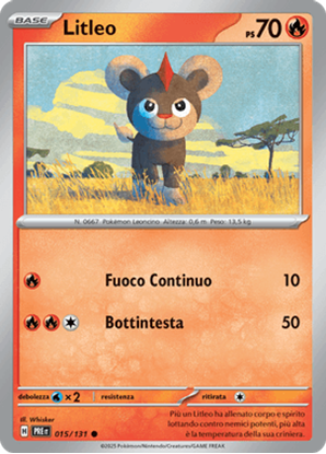 Immagine di Litleo 015-131 Poke Ball (IT) – NEAR MINT