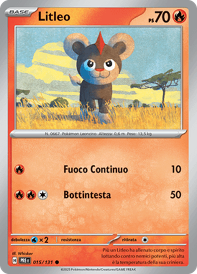 Immagine di Litleo 015-131 Poke Ball (IT) – NEAR MINT