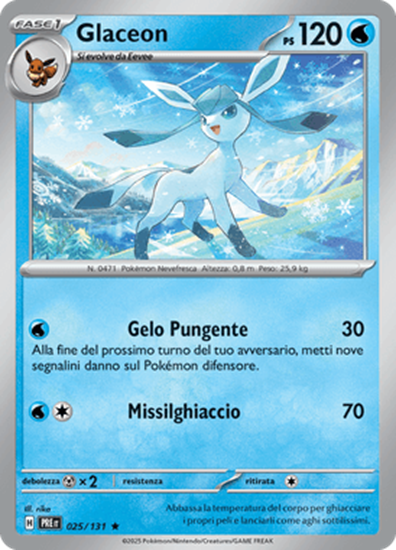 Immagine di Glaceon 025-131 Reverse (IT) – NEAR MINT