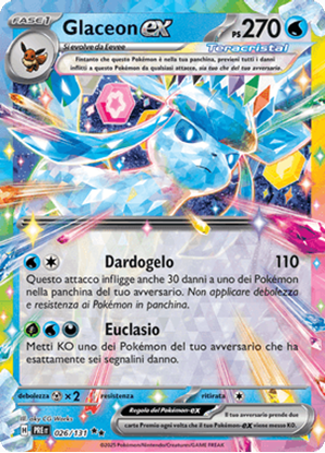 Immagine di Glaceon Ex 026-131  (IT) – NEAR MINT