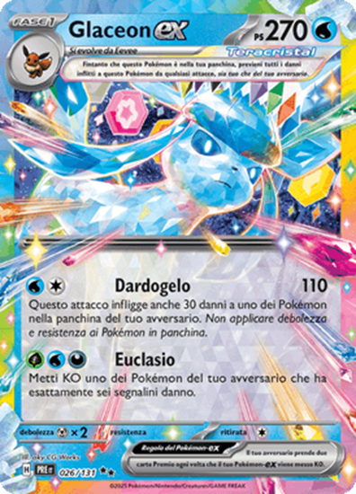 Immagine di Glaceon Ex 026-131  (IT) – NEAR MINT