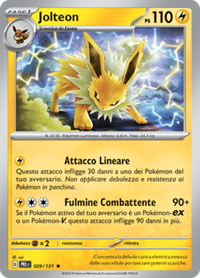 Immagine di Jolteon 029-131 Reverse (IT) – NEAR MINT