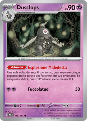 Immagine di Dusclops 036-131 Poke Ball (IT) – NEAR MINT