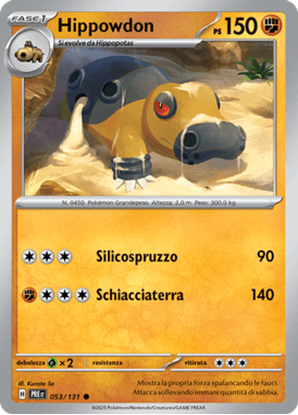 Immagine di Hippowdon 053-131 Poke Ball (IT) – NEAR MINT