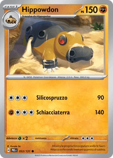 Immagine di Hippowdon 053-131 Poke Ball (IT) – NEAR MINT