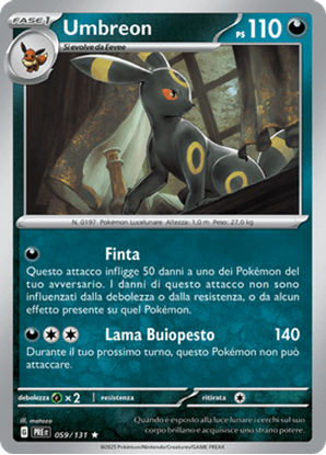 Immagine di Umbreon 059-131 Reverse (IT) – NEAR MINT