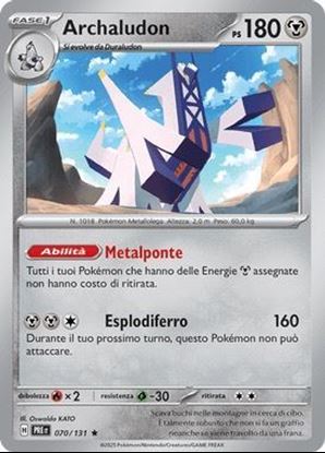 Immagine di Archaludon 070-131 Poke Ball (IT) – NEAR MINT