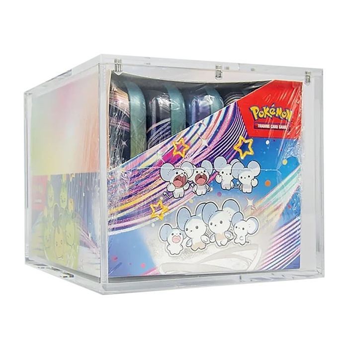Supporto Magnetico Per Carte Da Collezione ALiLEo – Acrilico Trasparente Per Pokemon, MTG, Yu-Gi-Oh (2 Pezzi)