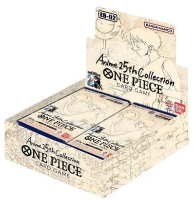 Immagine di One Piece EB-02 Card Game - Anime 25th Collection - Display da 24 Bustine - ENG