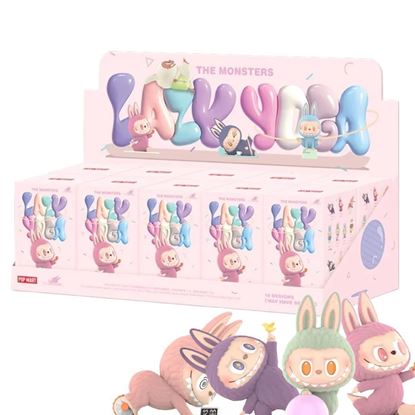 Immagine di Labubu The Monster Lazy Yoga Case Sealed (10 Blind Box) Originali Pop Mart