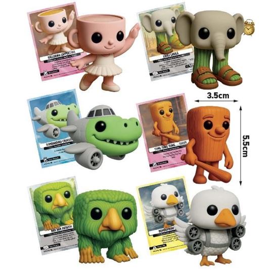 Immagine di Skifidol - Italian Brainrot Tcg - Universo Psichedelico - Bustina con portachiavi 3D e carta speciale