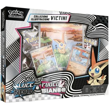 Immagine di Scarlatto e Violetto: Luce Nera e Fuoco Bianco - Victini - Collezione Illustrazione (ITA)