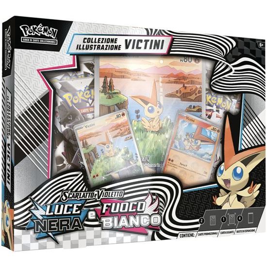 Immagine di Scarlatto e Violetto: Luce Nera e Fuoco Bianco - Victini - Collezione Illustrazione (ITA)