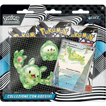 Immagine di Pokemon Luce Nera - Collezione con Adesivi Reuniclus (ITA)