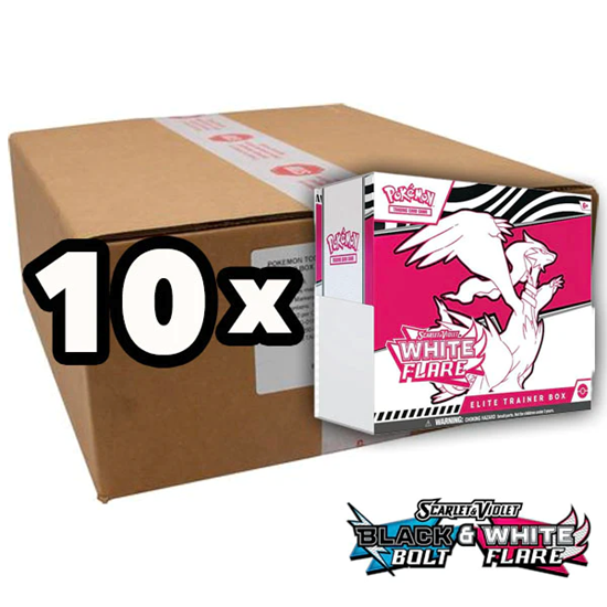 Immagine di Pokemon White Flare - Elite Trainer Box - Case sealed x 10 (ENG)