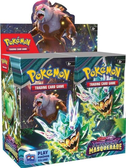 Immagine di Pokemon TCG Twilight Masquerade - Booster Box (ENG) - 36 Packs