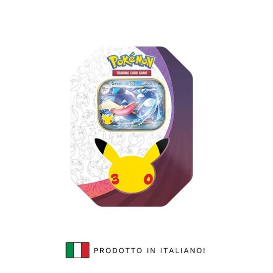 Immagine di Pokemon 30 Anniversario - Tin da Collezione Greninja ex - ITA