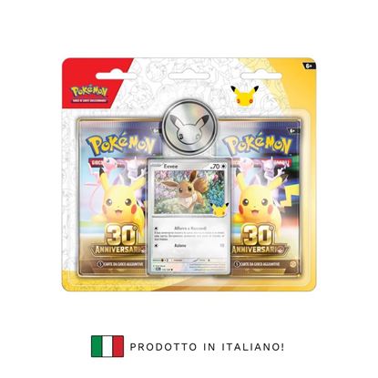 Immagine di Pokemon 30 Anniversario - Blister 2 Buste Eevee Promo - ITA