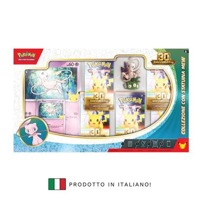 Immagine di Pokemon 30 Anniversario - Collezione con Statuina Mew - ITA