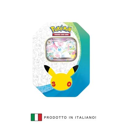 Immagine di Pokemon 30 Anniversario - Tin da Collezione Sylveon ex - ITA