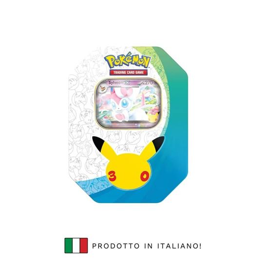 Immagine di Pokemon 30 Anniversario - Tin da Collezione Sylveon ex - ITA