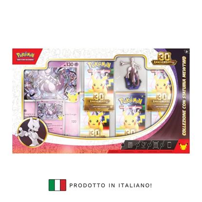 Immagine di Pokemon 30 Anniversario - Collezione con Statuina Mewtwo - ITA
